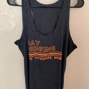 Day Drinking razor back tank